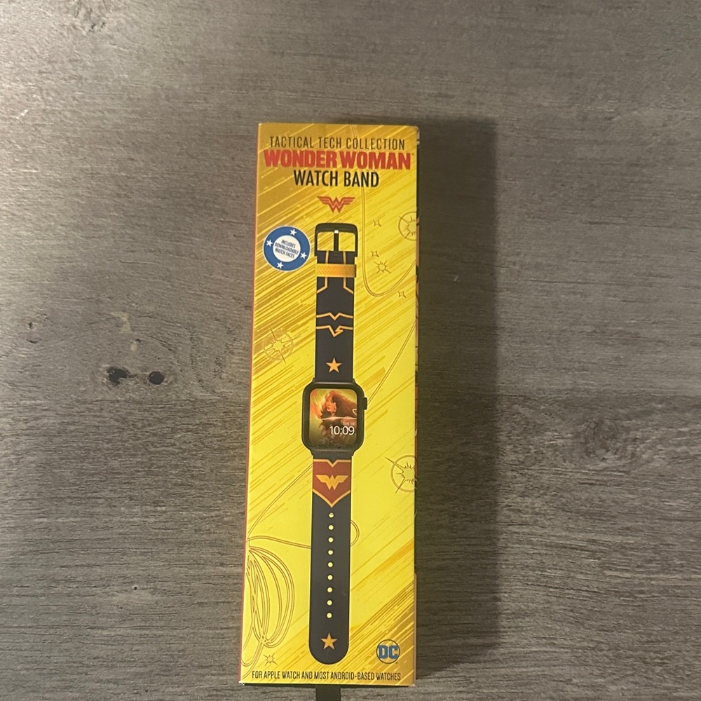 DC Wonder Woman Tactical Watch Band - Bold Yellow and Red